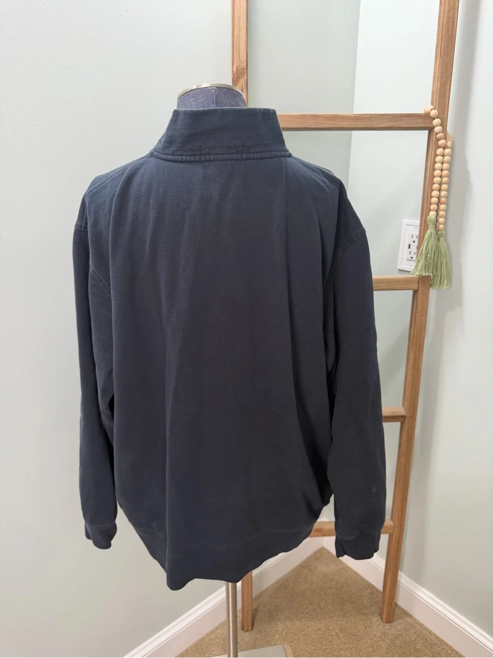 Vantage Aldi Navy Blue Employee Full Zip Jacket Uniform Size XL